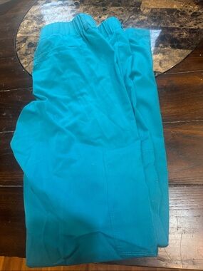 Greys anatomy women's Turquoise Blue Scrub Pants
